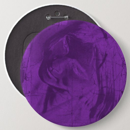 紫の反射 缶バッジ (正面&裏面)