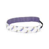 紫の叙情的なダンサーのリサイタルコスメモダンンド アスレチックヘッドバンド (右)