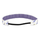 紫の叙情的なダンサーのリサイタルコスメモダンンド アスレチックヘッドバンド (裏面)