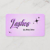 紫の名刺 名刺 (正面)