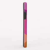 紫の名前の幾何色のブパーソナライズされたロック Case-Mate iPhoneケース (裏面/右)