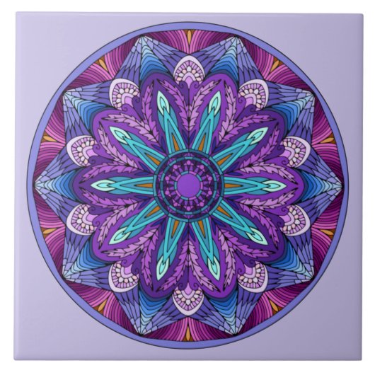 紫の周波数™ タイル (正面)