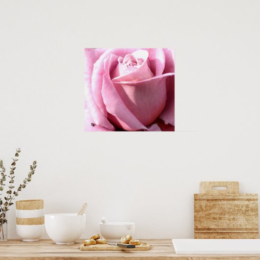 紫の喜び ポスター (キッチン)