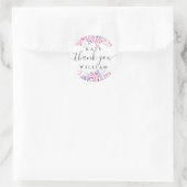 紫の国の野草 ラウンドシール (バッグ)