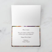 💚💜💛紫の国王陛下:マルディグラスエレガンス カード (内部)