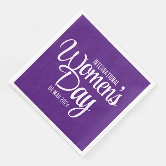 紫の国際的台本の女性デー3月8日 (コーナー)