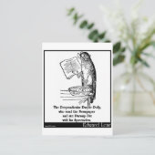 紫の垂木 ポストカード (スタンド正面)