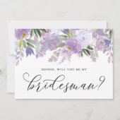 紫の塵の花は我が船の世話だ 招待状 (正面)