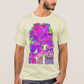 紫の夏の空 Tシャツ (正面)