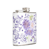 紫の夏草花 フラスク (右)