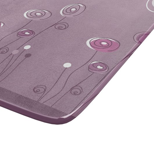 紫の夏 カッティングボード (角)