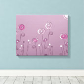 紫の夏 キャンバスプリント (インサイチュ (ウッドフロア))