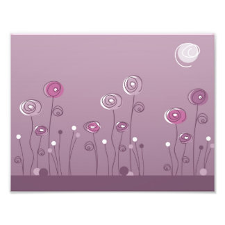 紫の夏 フォトプリント           