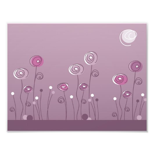 紫の夏 フォトプリント            (正面)