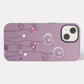 紫の夏 iPhoneケース (裏面横)