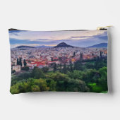 紫の夕日 アクセサリーポーチ (裏面)