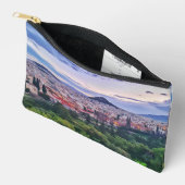 紫の夕日 アクセサリーポーチ (見開き)