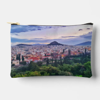 紫の夕日 アクセサリーポーチ