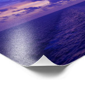 紫の夕日 フォトプリント            (角)