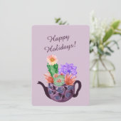 紫の多肉性サプライズ シーズンカード (スタンド正面)