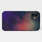 紫の夜空の星 Case-Mate iPhoneケース (裏面(横))