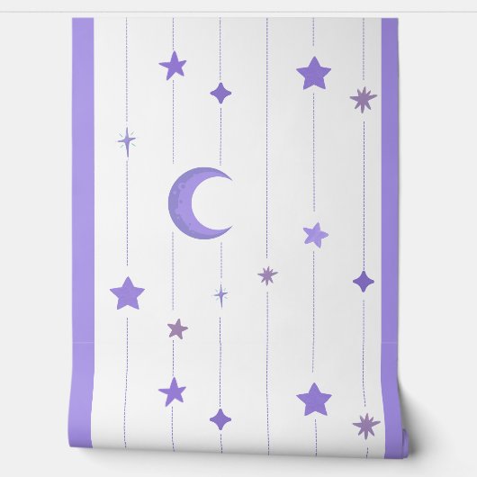 紫の夜空  壁紙 (ほどく)