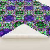 紫の夢の毛布 シェルパブランケット (3/4)