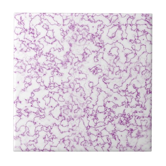 紫の大理石のパターン タイル (正面)