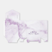 紫の大理石ギフトボックス フェイバーボックス (折り畳みなし)