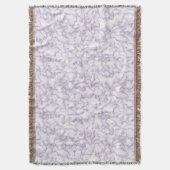 紫の大理石パターン スローブランケット (正面縦)