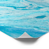 紫の大理石ポスター ポスター (角)