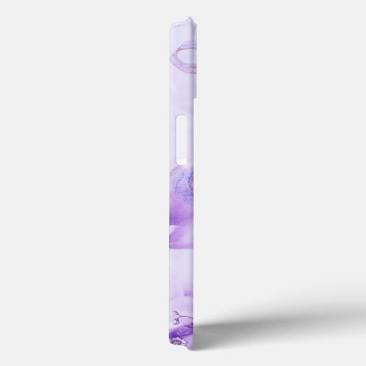 紫の大理石iPhoneケース Case-Mate iPhoneケース (裏面 / 右)