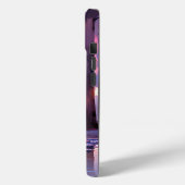 紫の天気予報アニメ印象主義 Case-Mate iPhoneケース (裏面 / 左)