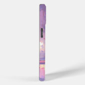 紫の天気予報アニメ印象主義 Case-Mate iPhoneケース (裏面 / 右)