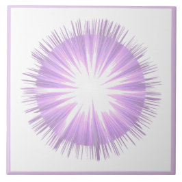 紫の太陽の妖精セラミックタイル タイル