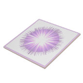 紫の太陽の妖精セラミックタイル タイル (側面)