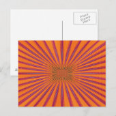 紫の太陽 ポストカード (正面/裏面)