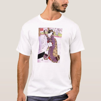 紫の女性 Tシャツ