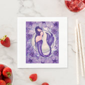 紫の妊娠マーメイドbyルネ スタンダードランチョンナプキン (インサイチュ)