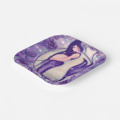紫の妊娠マーメイドbyルネ ペーパープレート (傾斜あり)