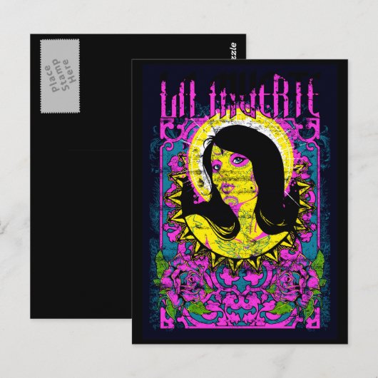 紫の姫君 ポストカード (正面/裏面)