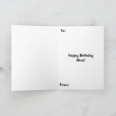 紫の子猫の双子 カード (内部)