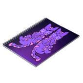 紫の子猫の双子 ノートブック (左側)