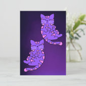 紫の子猫ツイン2 カード (スタンド正面)