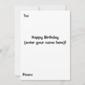 紫の子猫ツイン2 カード (裏面)