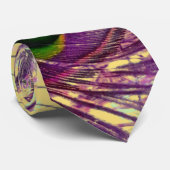 紫の孔雀の羽の贈り物 ネクタイ (ロール)