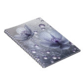 紫の宇宙と露の滴 ノートブック (右側)