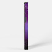 紫の宇宙イメージ無限大シンボル iPhoneケース (右側面)