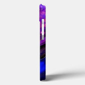 紫の宇宙星雲アルコールインク Case-Mate iPhoneケース (裏面 / 左)