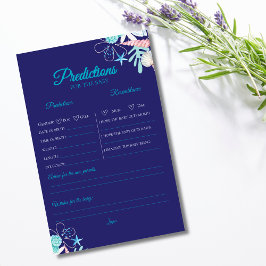 紫の小さな真珠の赤ちゃんシャワー予測ゲーム